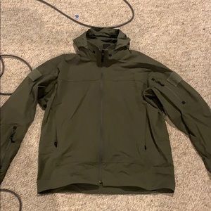 Army green lightweight coat